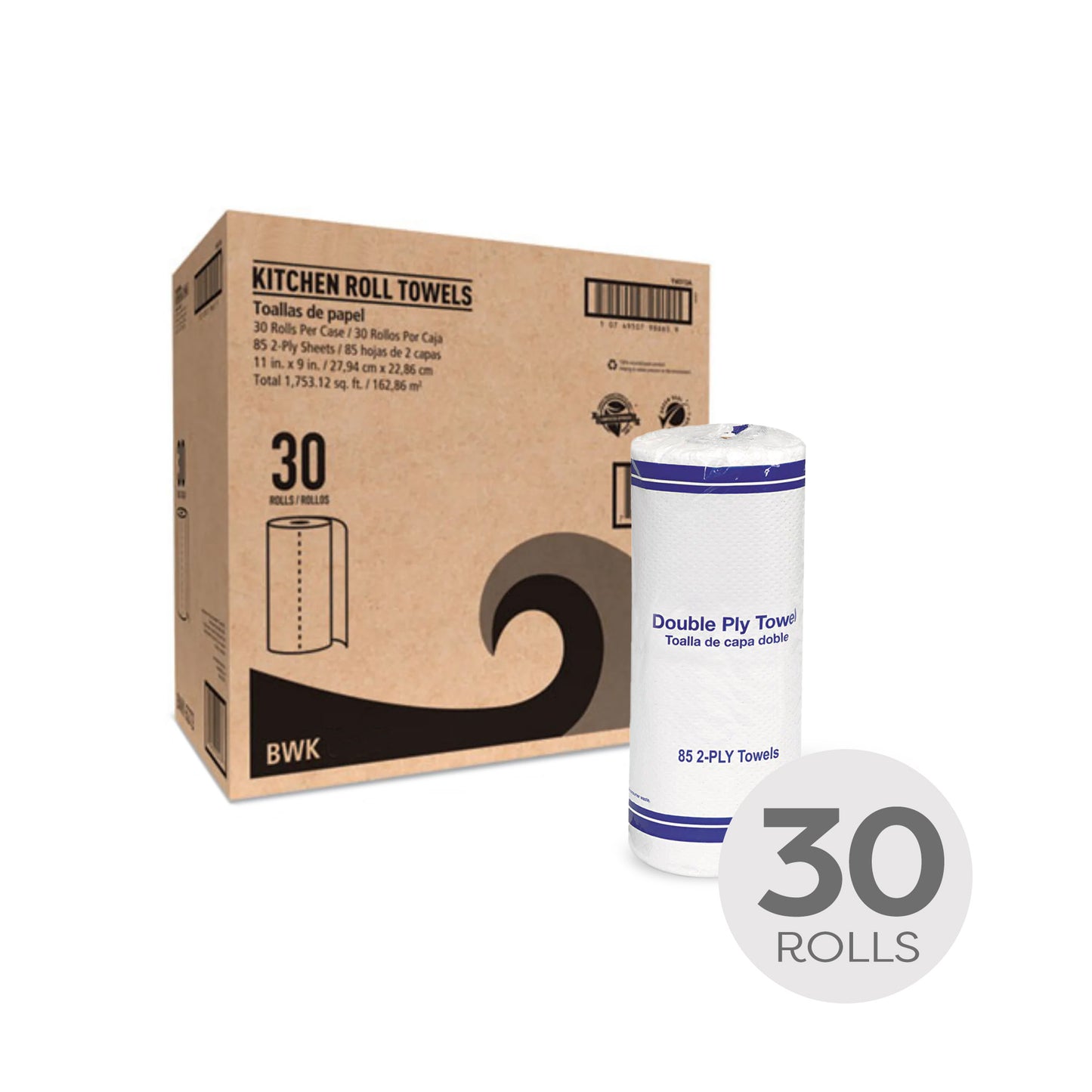 Paper Towels - Box of 30 Rolls