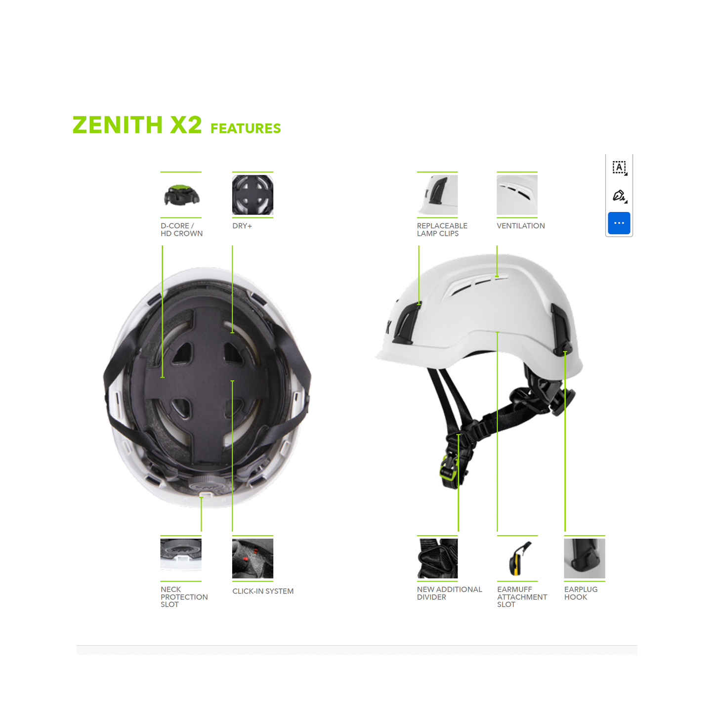 Kask Zenith X2 AIR - Hi Viz Yellow - WHE00100-221