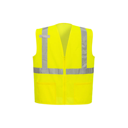 Portwest Economy Hi-Vis Mesh External Pocket Vest - UC495