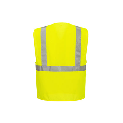 Portwest Economy Hi-Vis Mesh External Pocket Vest - UC495
