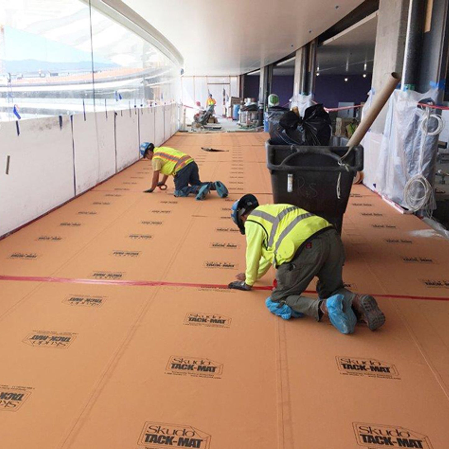 Skudo Tack-Mat Self-Stick Protective Floor Covering