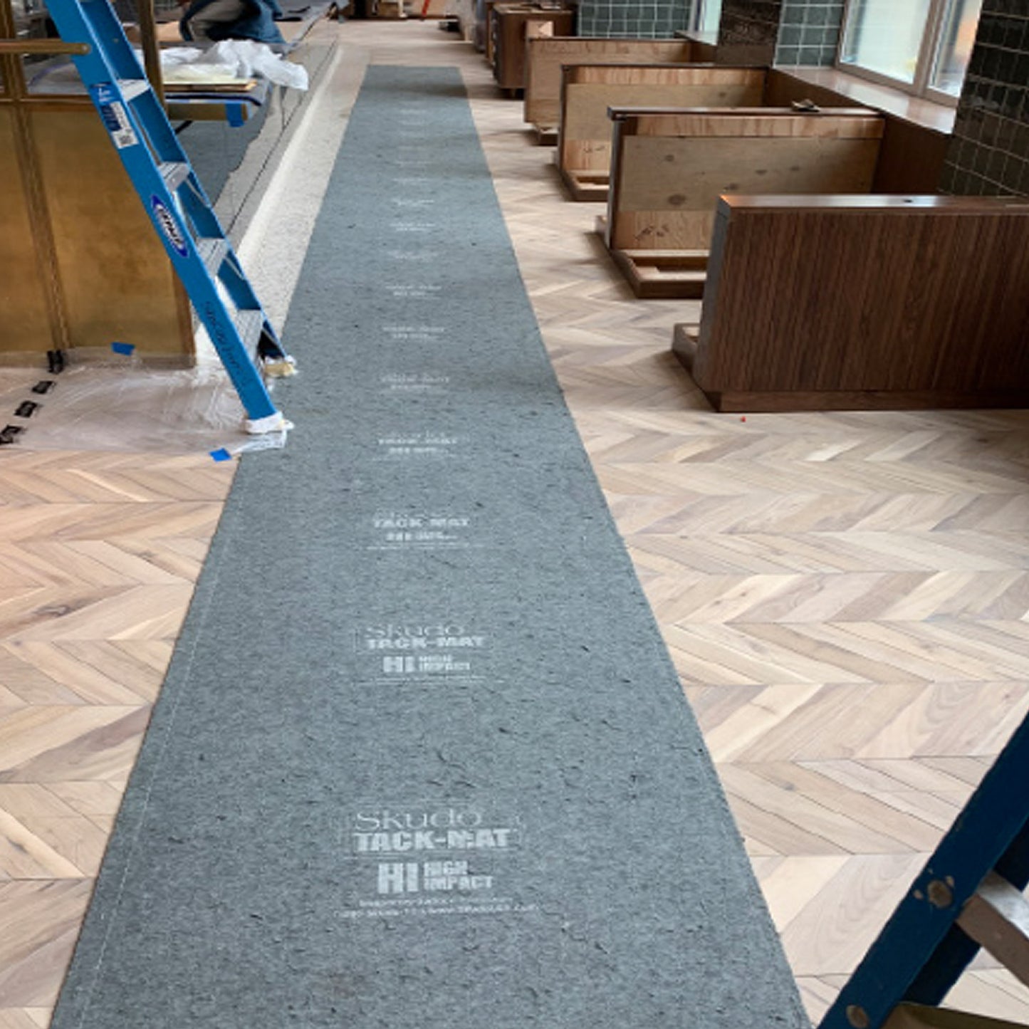 Skudo Tack-Mat Self-Stick Protective Floor Covering