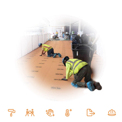 Skudo Tack-Mat Self-Stick Protective Floor Covering