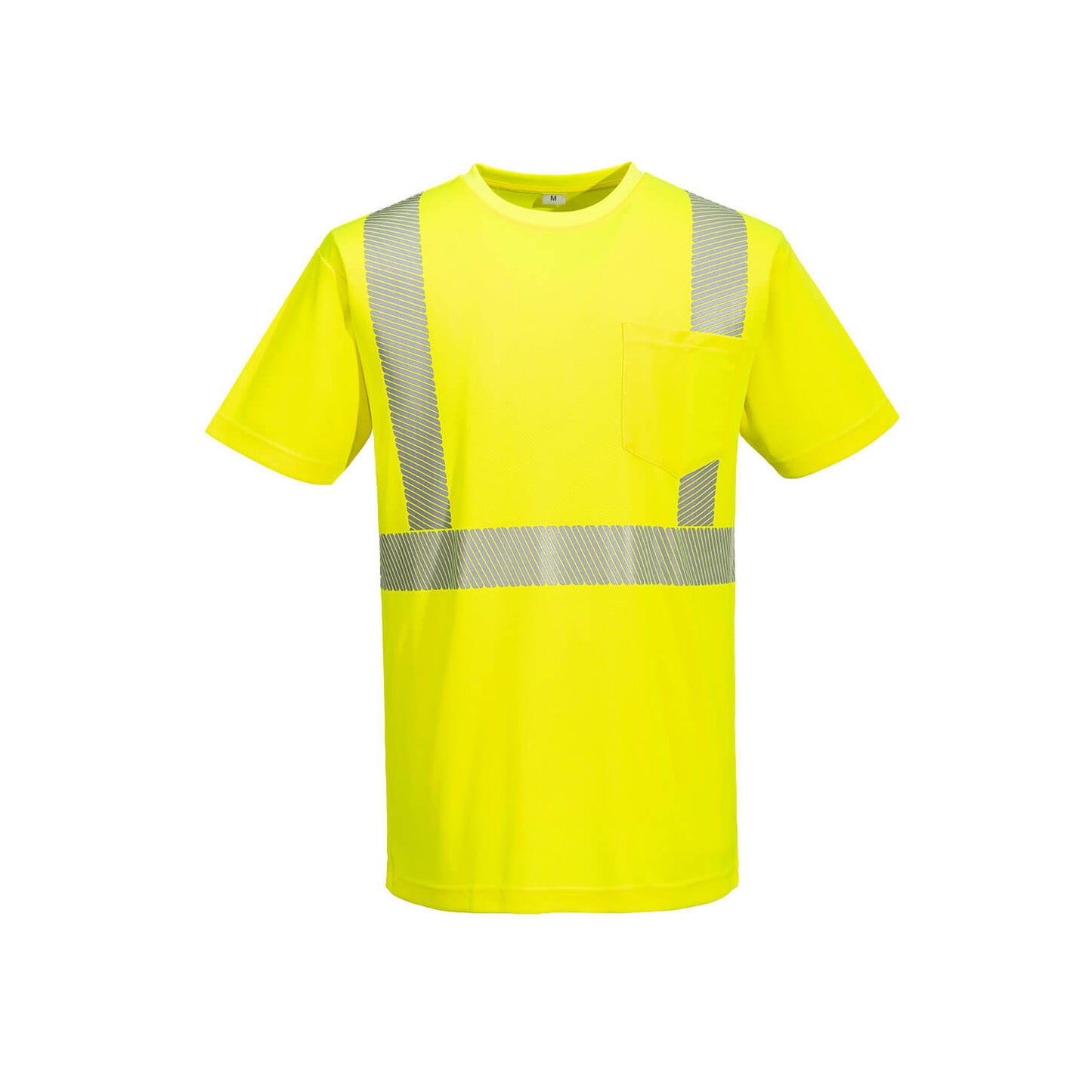 Portwest Hi-Vis Lightweight S/S T-Shirt Segmented Tape -  L044