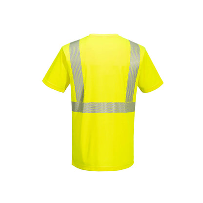 Portwest Hi-Vis Lightweight S/S T-Shirt Segmented Tape -  L044