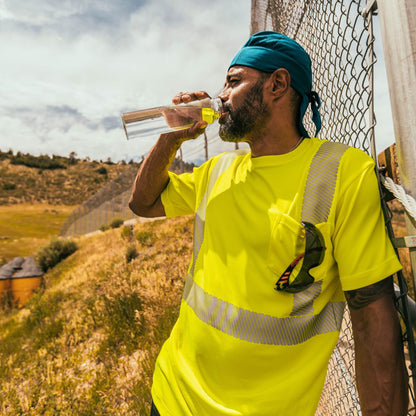 Portwest Hi-Vis Lightweight S/S T-Shirt Segmented Tape -  L044