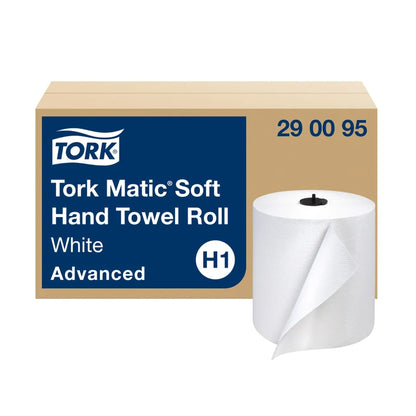 Tork Matic Roll Paper Towel H1  - 7.68 in.  x 900 ft. - 6 Rolls