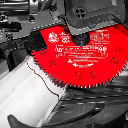 Diablo Ultimate Polished Finish Saw Blade for Wood - 10 in. x 90-Tooth