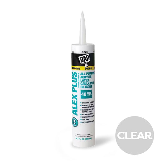 Caulk -  Silicone - Clear - 10 oz.
