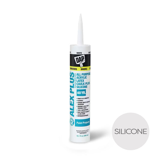 Caulk - Silicone - White - 10 oz.