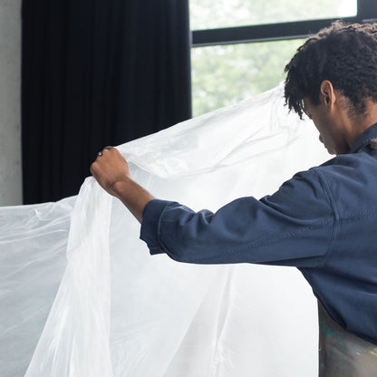 Drop Cloth (Poly) - 9 ft. x 12 ft. - 1 Mil