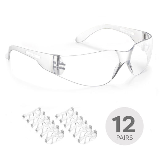 Safety Eyewear - 12 Pairs