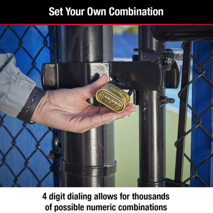 Masterlock Combination Padlock - 2-1/4 in. Long Shackle