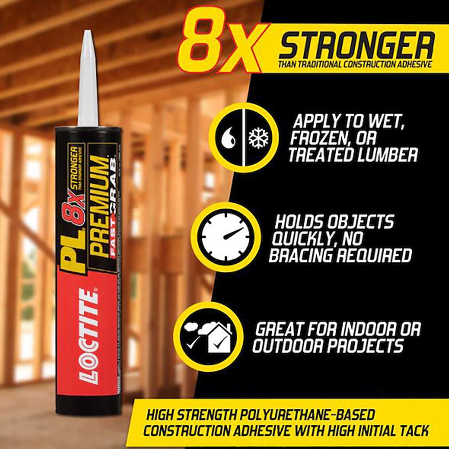 Locktite PL Premium Projects Construction Adhesive - 10 Oz.