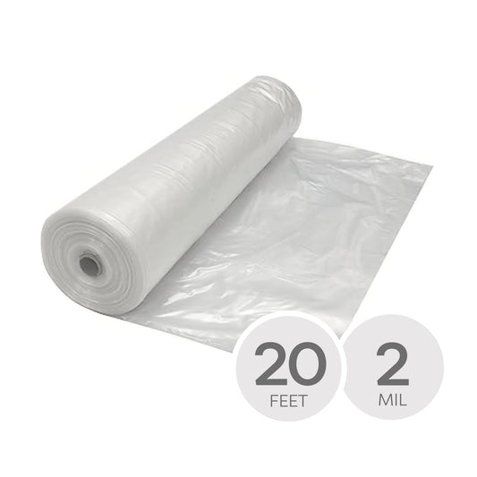 Poly Sheeting 2 mil - 20 ft. x 100 ft.