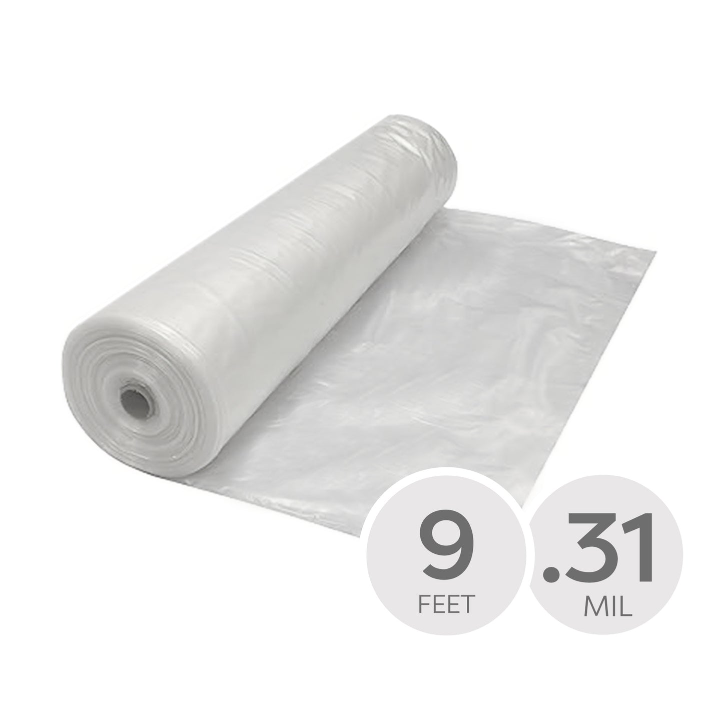Poly Sheeting .31 mil. - 9 ft. x 400 ft.