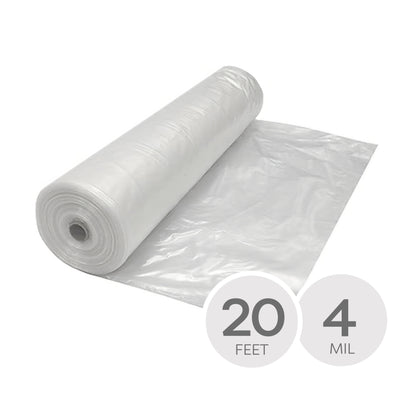 Poly Sheeting 4 mil. - 20 ft. x 100 ft.