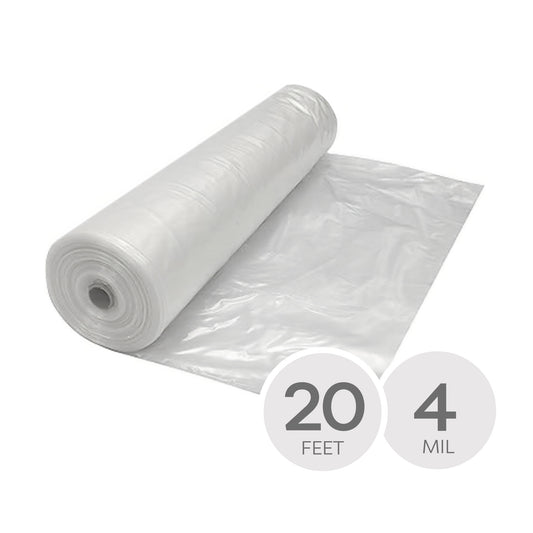 Poly Sheeting 4 mil. - 20 ft. x 100 ft.