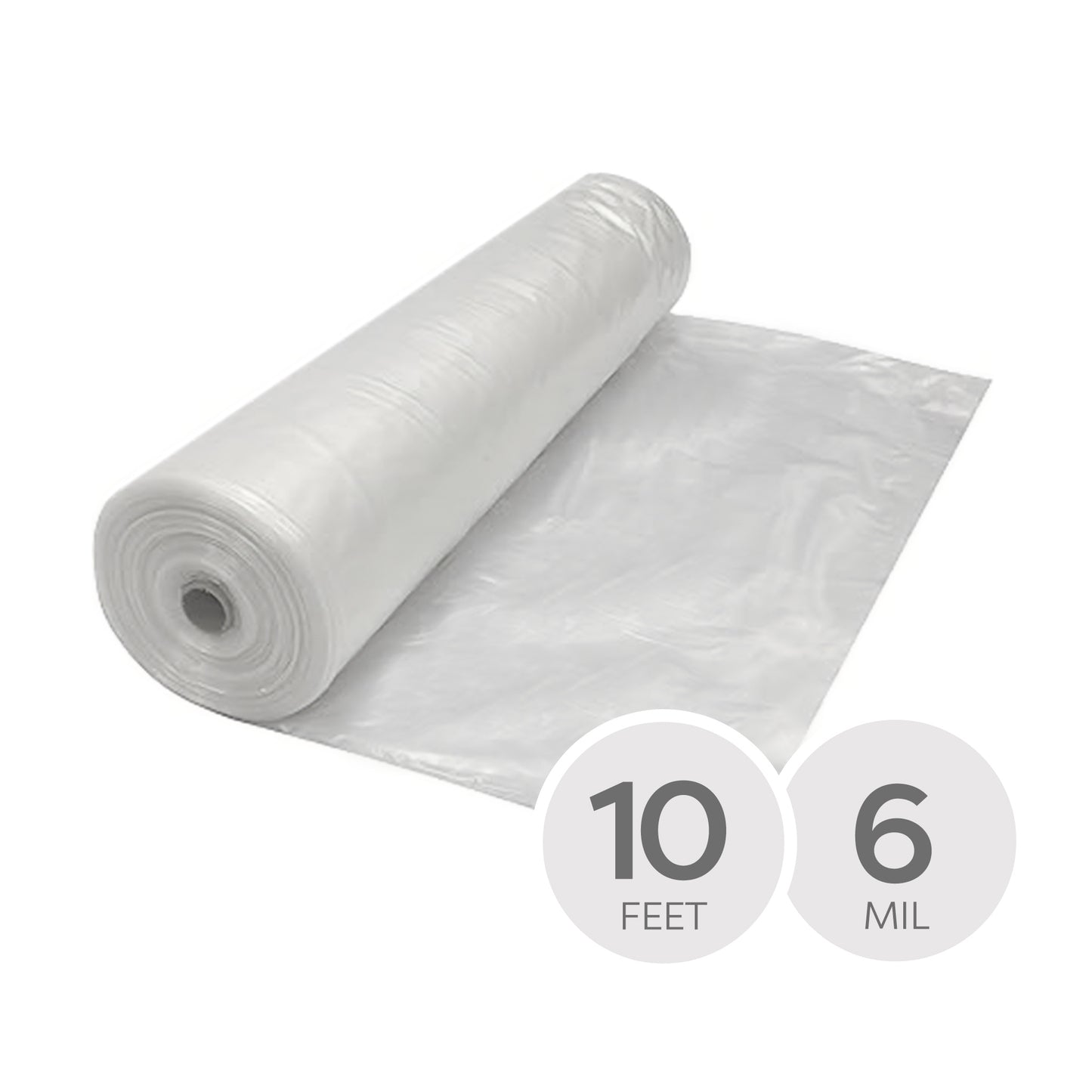 Poly Sheeting 6 mil. - 10 ft. x 100 ft.