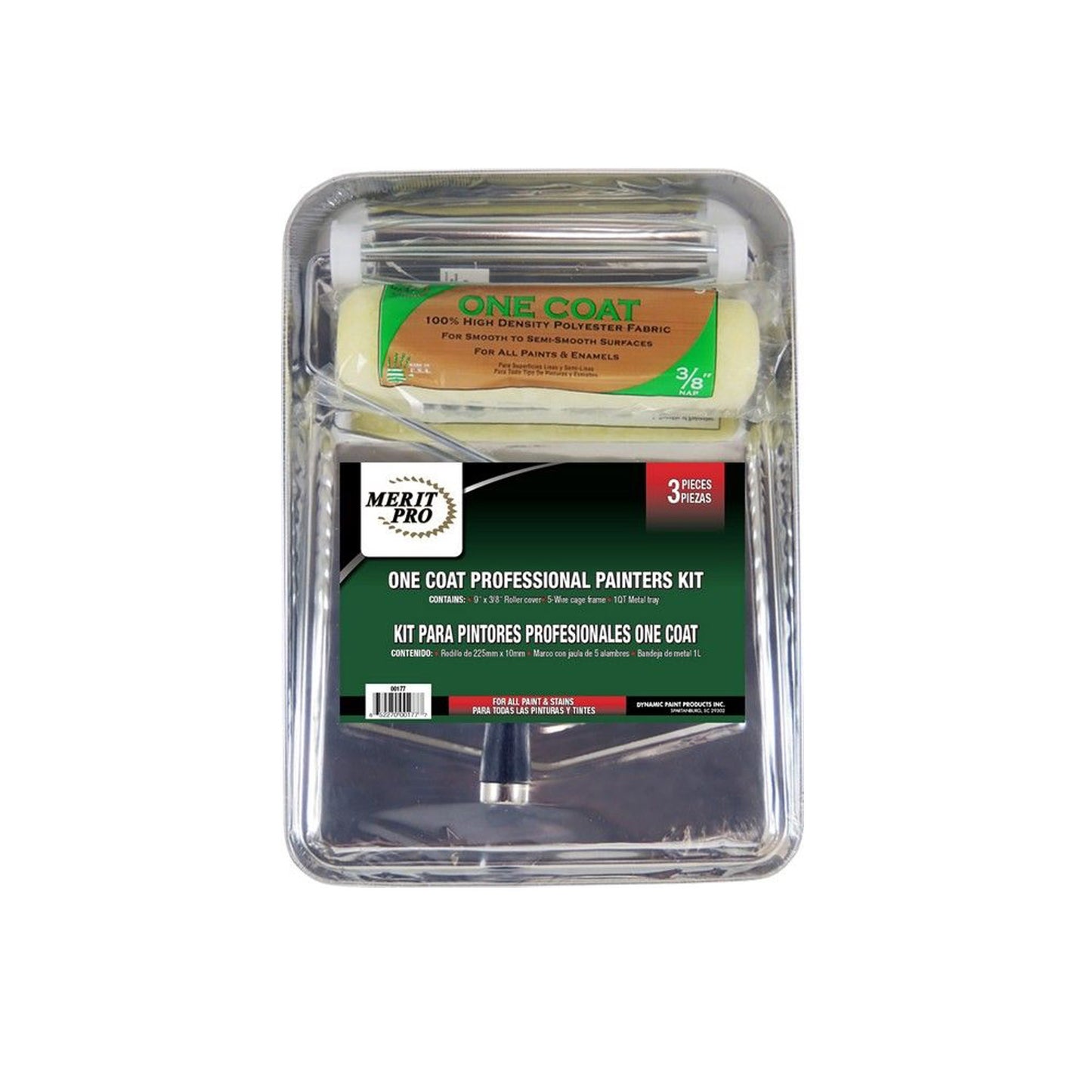 Professional Painters 9 in. Roller Kit With Metal Tray