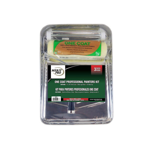 Professional Painters 9 in. Roller Kit With Metal Tray