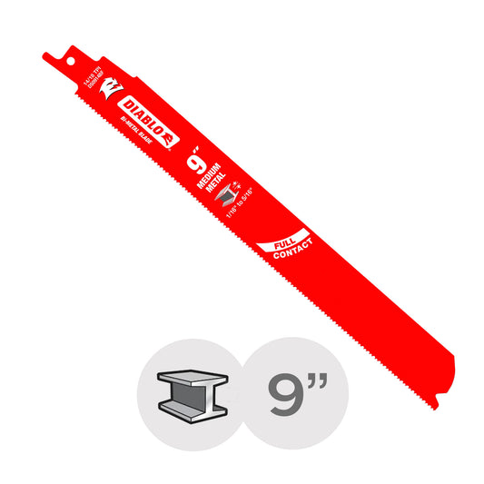 Sawzall Blade - 9 in. - Metal