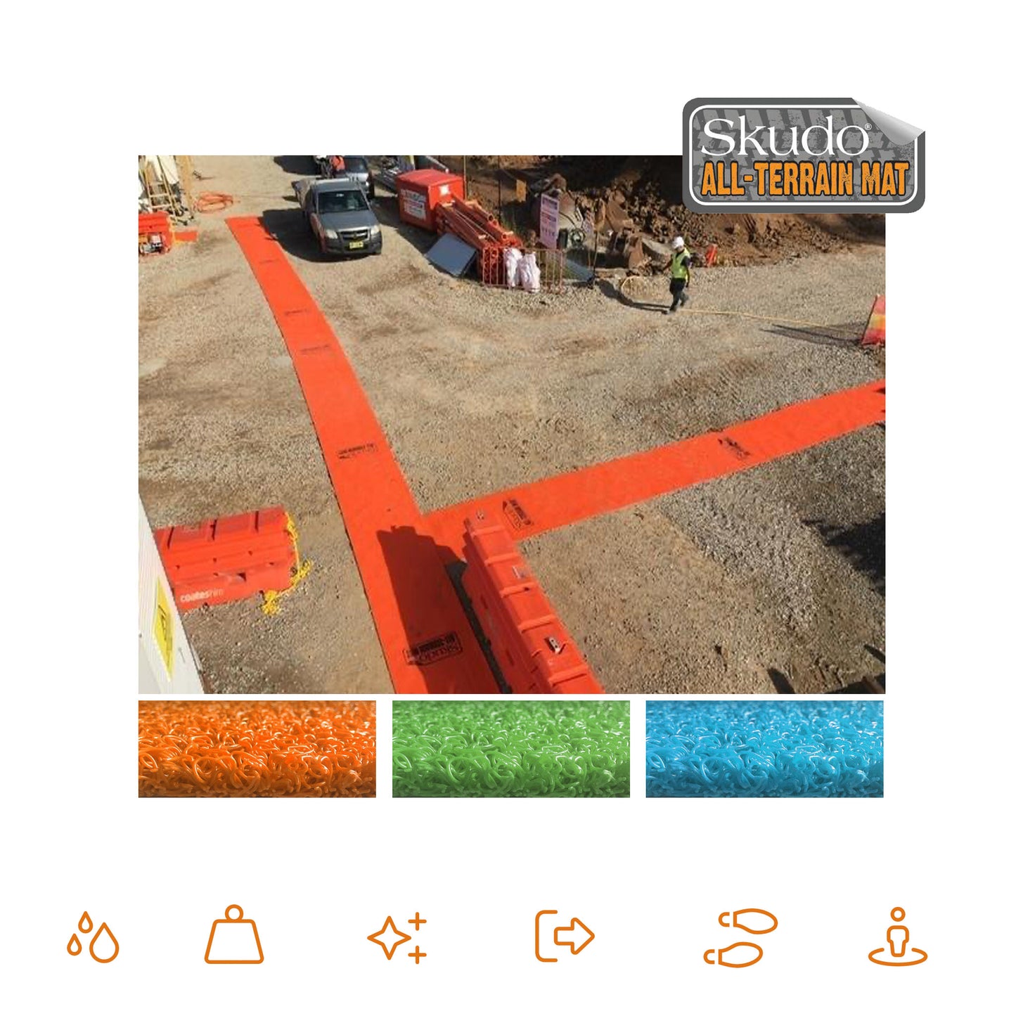 Skudo All-Terrain Heavy Duty Construction Mat