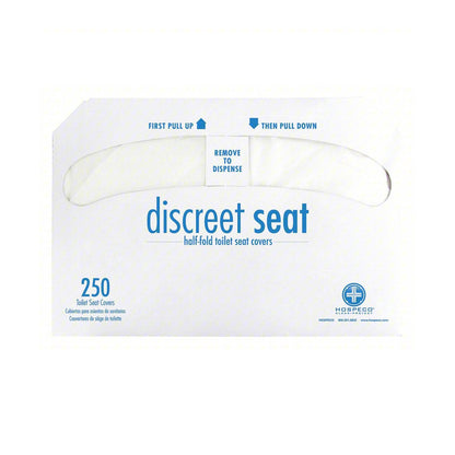 Toilet Seat Covers - 1/2 Fold - 16 3/4 in. x 14 1/2 in. - 250 Sheets/Pack - 20 Packs