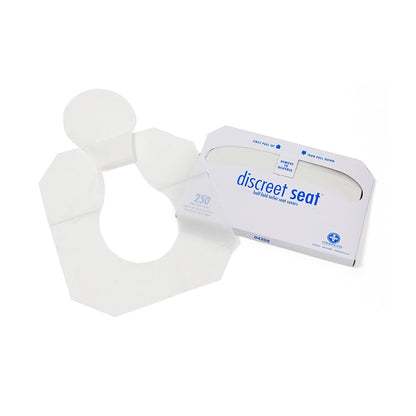 Toilet Seat Covers - 1/2 Fold - 16 3/4 in. x 14 1/2 in. - 250 Sheets/Pack - 20 Packs