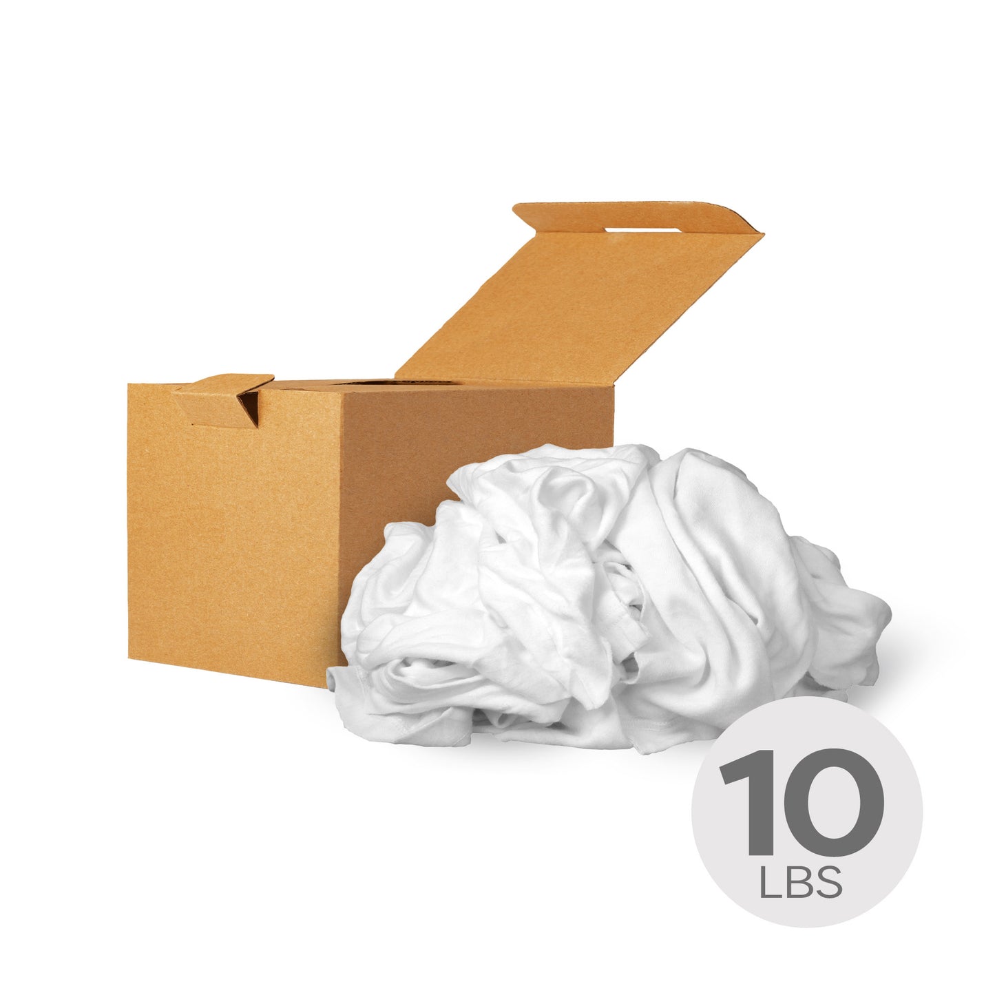 White Rags - 10 lb Box