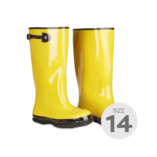 Yellow Slush Boots - Size 14