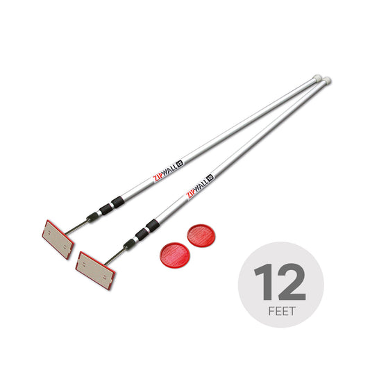 ZipWall 12 ft. ZipPoles (2 pack)
